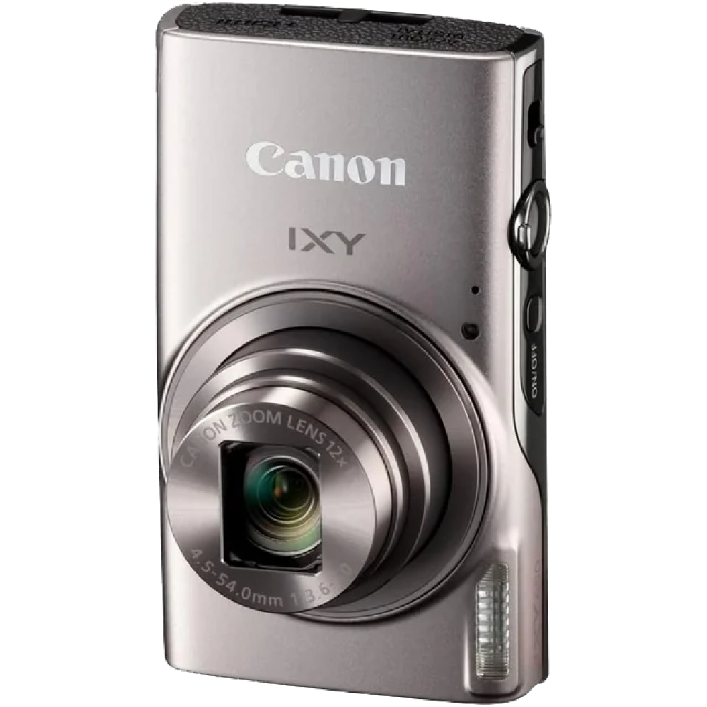 מצלמת כיס דגיטלית Canon IXY 650 20MP 12X Zoom - צבע כסוף שנה אחריות