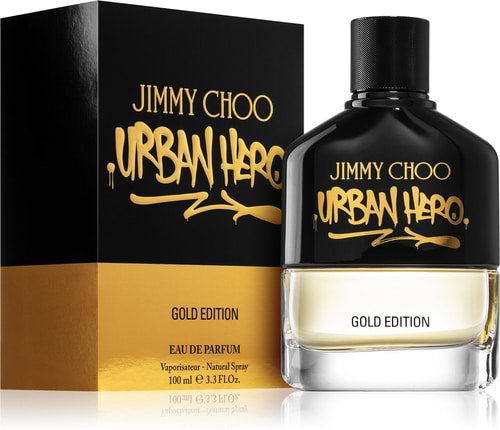 בושם לגבר ג'ימי צ'ו Jimmy Choo Urban Hero Gold Edition E.D.P 100ml