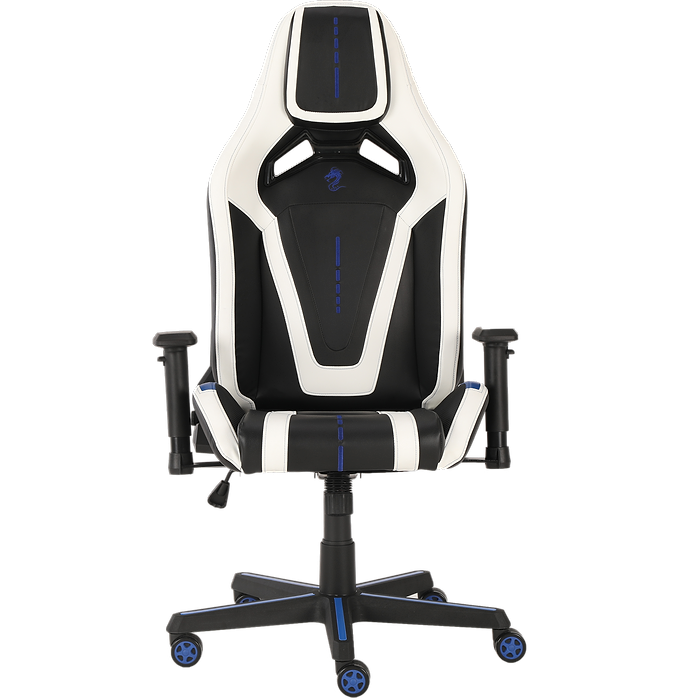 כיסא גיימינג Dragon D-Sport - צבע שחור ולבן שנה אחריות עי היבואן הרשמי