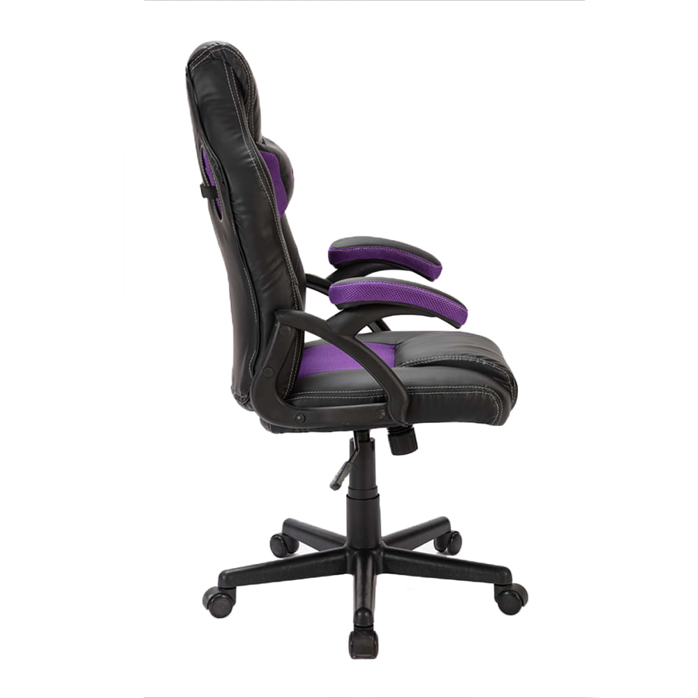 כיסא גיימינג Cobra CXR1 - צבע שחור עם סגול שנה אחריות ע