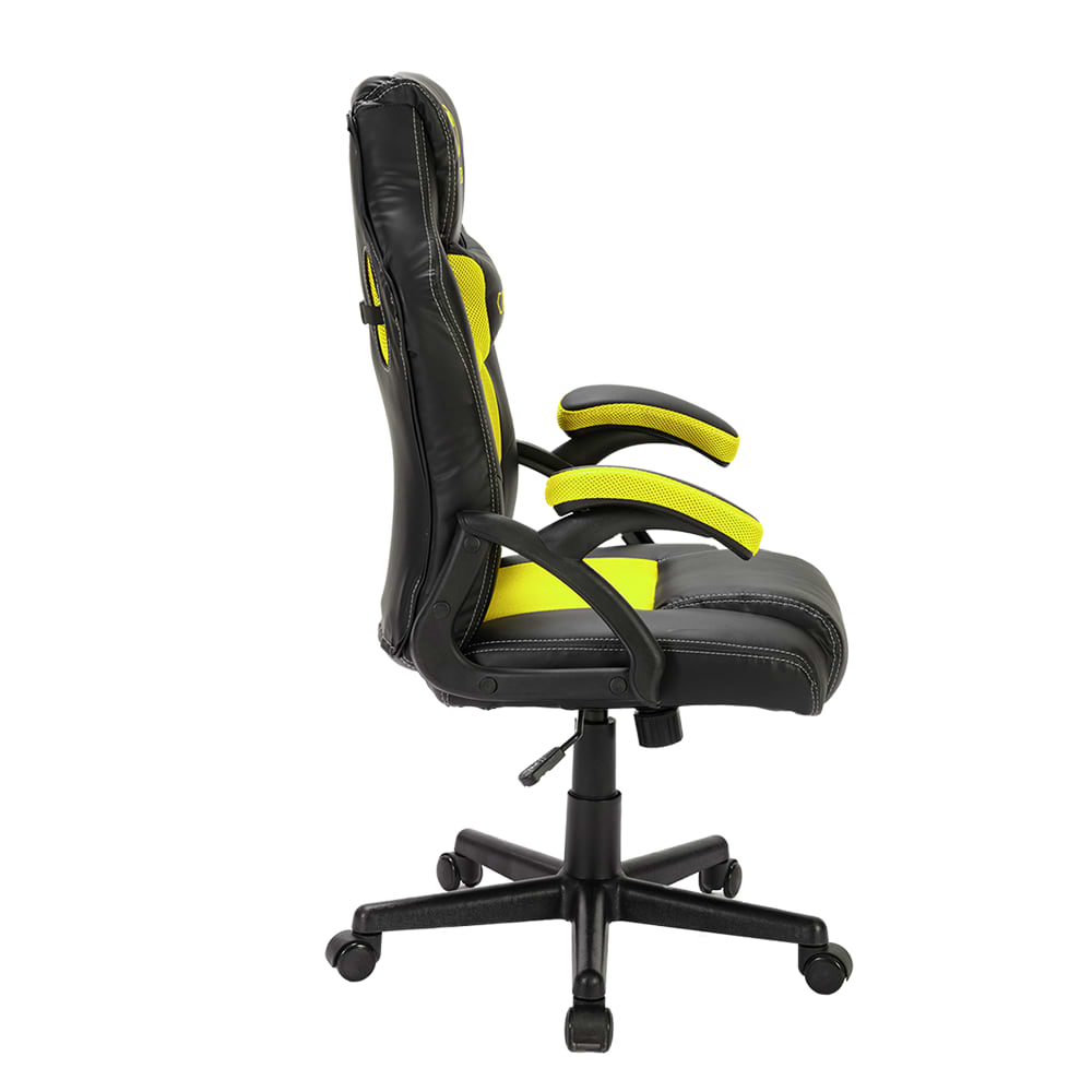 כיסא גיימינג Cobra CXR1 - צבע שחור עם צהוב שנה אחריות ע