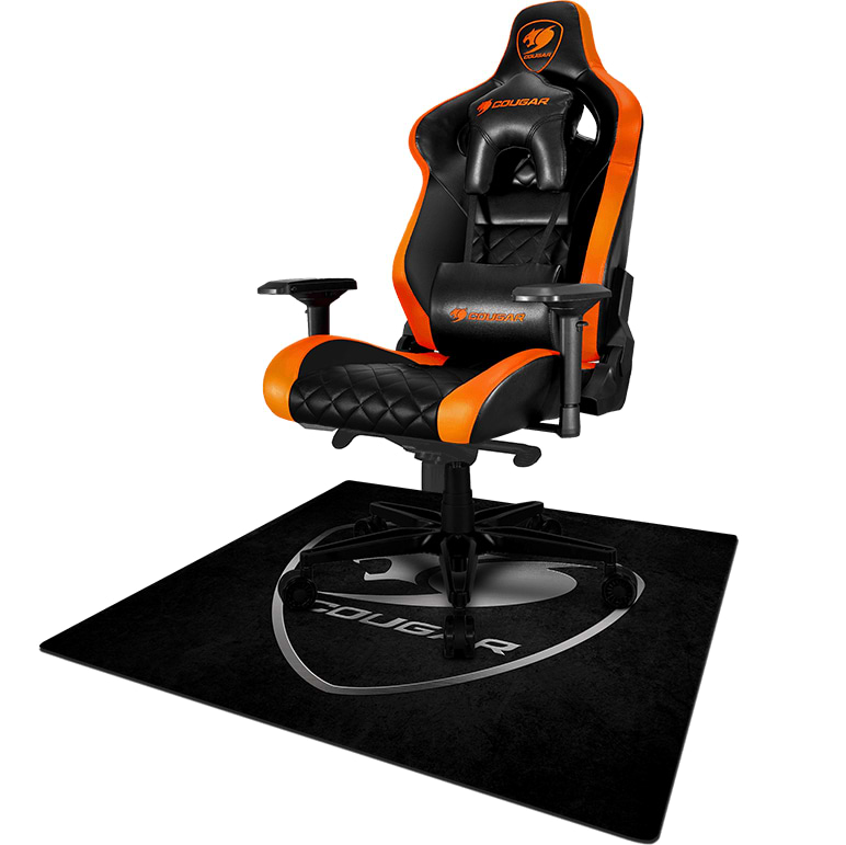 שטיח לכיסא גיימינג Cougar Command Gaming Chair Floor Mat - צבע שחור שנה אחריות ע