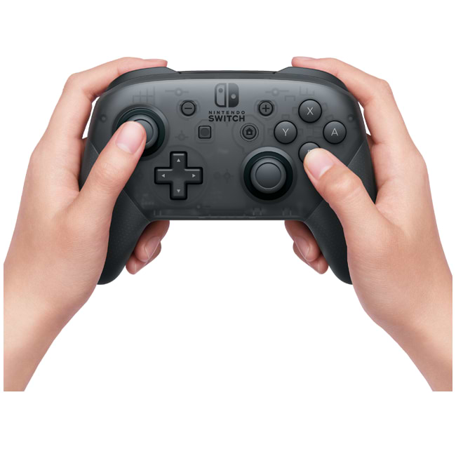 בקר Nintendo Switch Pro Controller - צבע שחור שנה אחריות ע