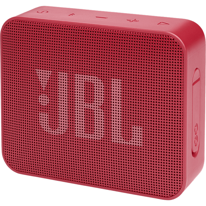רמקול נייד עמיד למים JBL Go Essential - צבע אדום שנה אחריות עי היבואן הרשמי