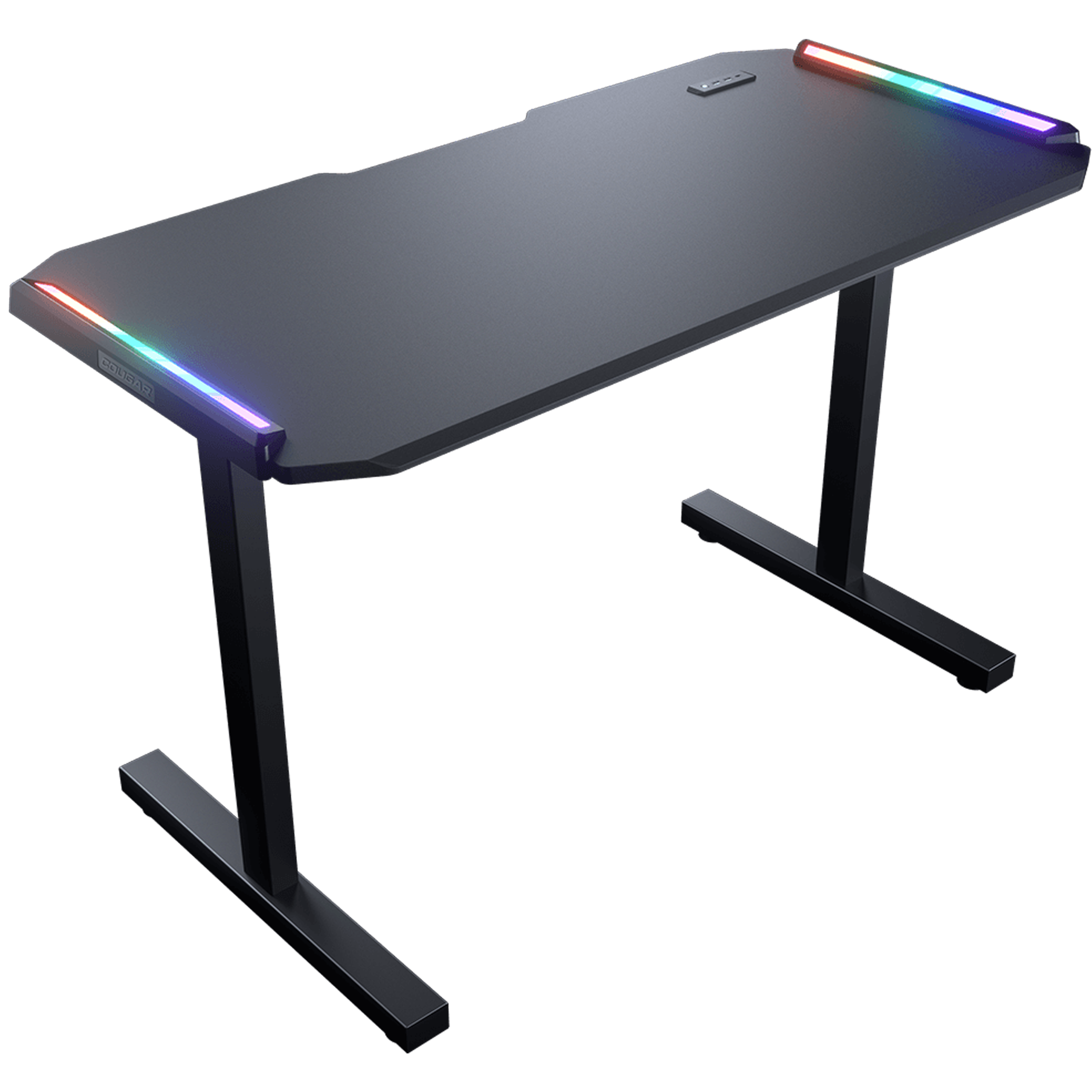 שולחן גיימינג קומפקטי Cougar Deimus 120 RGB - צבע שחור שנה אחריות ע