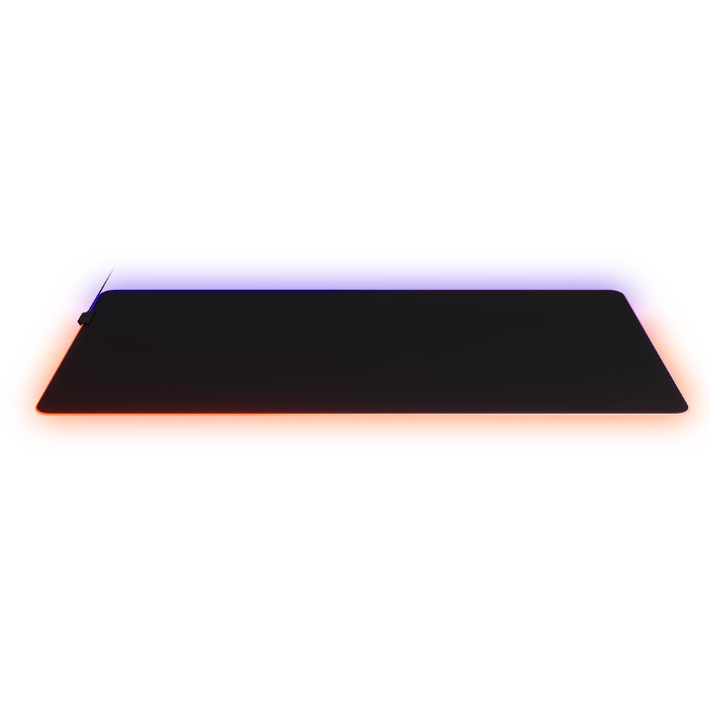 פד גיימינג מואר לעכבר SteelSeries QCK Prism Cloth RGB 3XL - שנתיים אחריות ע