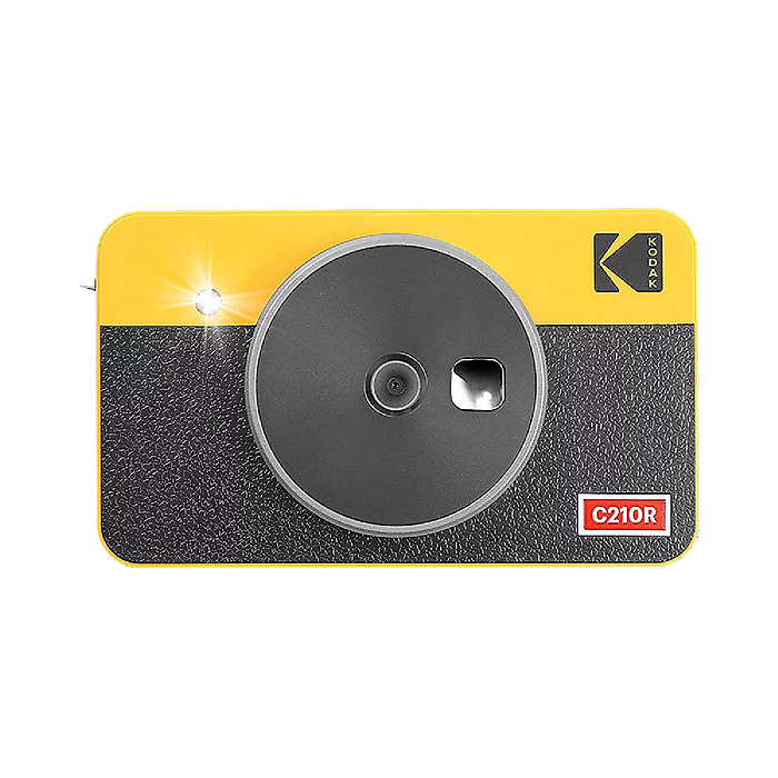 מצלמת פיתוח מיידי Kodak Mini Shot 2 Retro - צבע צהוב שנה אחריות עי היבואן הרשמי
