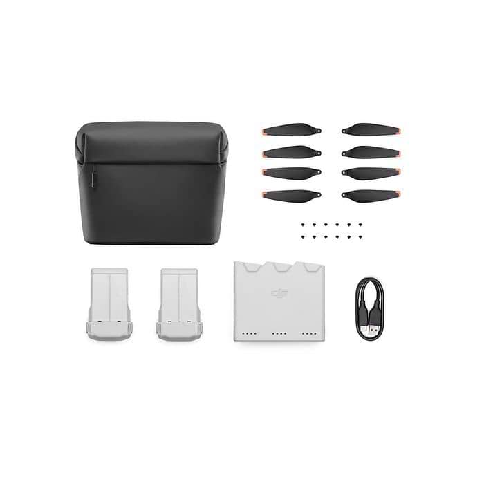 ערכה לרחפן DJI Mini 3 Pro Fly More Kit Plus - צבע שחור ואפור שנה אחריות עי יבואן הרשמי 
