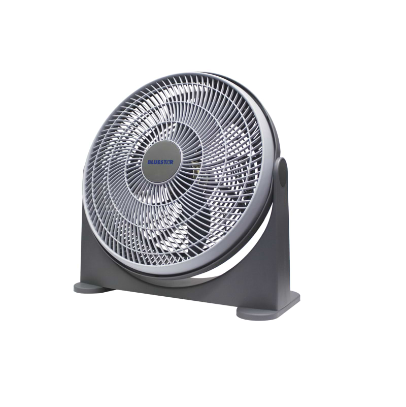 Bluestar model 15640 16" floor cyclone fan, compact and quiet