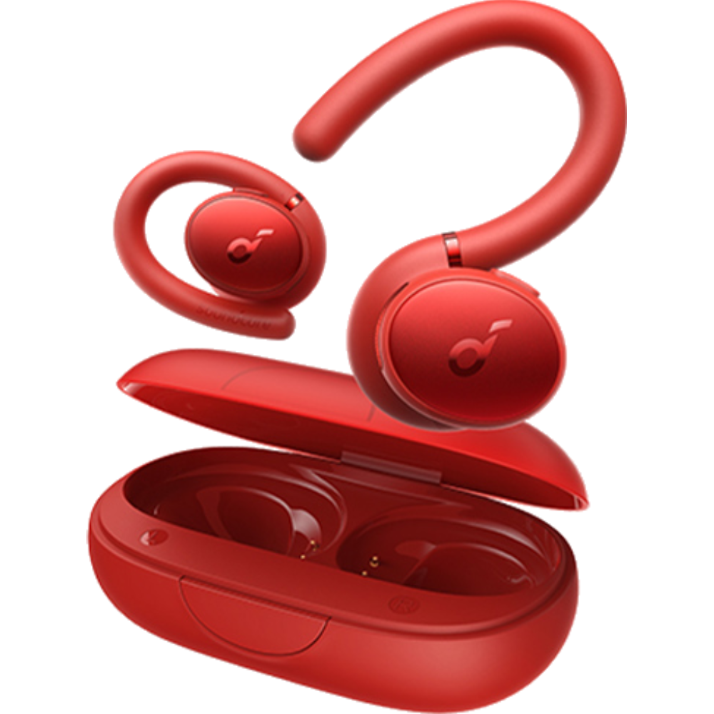 אוזניות אלחוטיות  Anker Soundcore Sport X10 TWS IPX7  - צבע אדום אחריות ע
