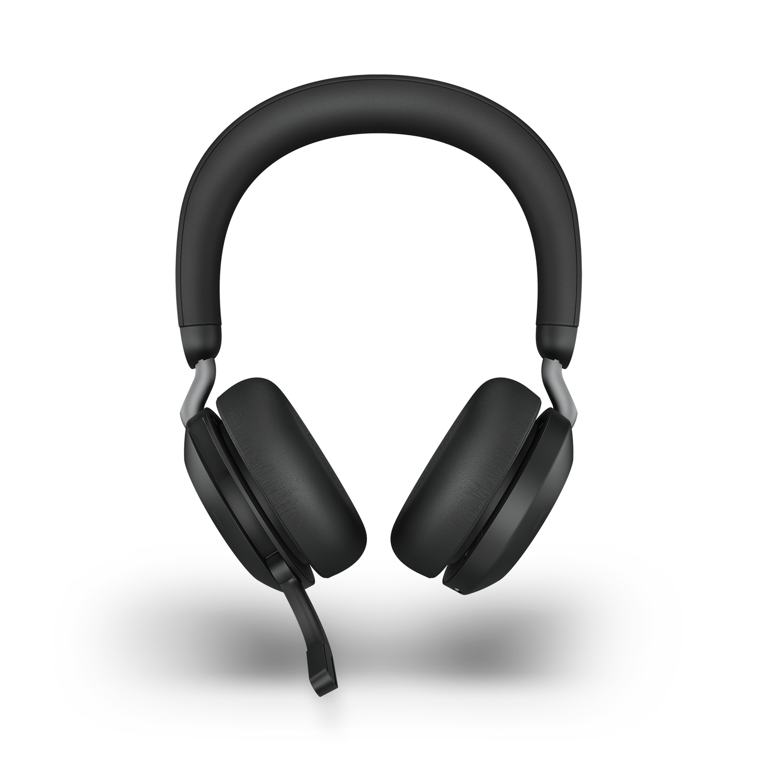 אוזניות אלחוטיות עם סינון רעשים אקטיבי ו-8 מיקרופונים + משטח טעינה Jabra Evolve2 75 USB-A - צבע שחור שנתיים אחריות ע