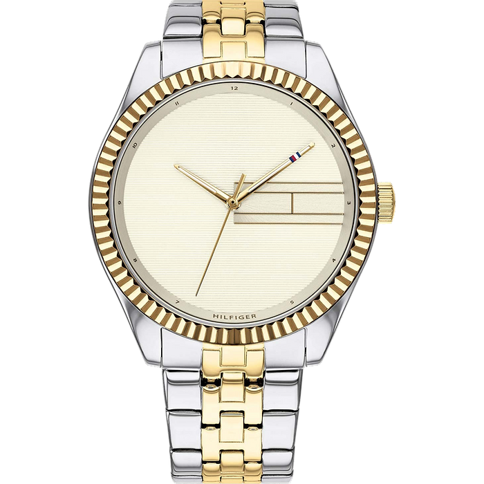 שעון יד לאישה Tommy Hilfiger 1782083 38mm - צבע כסף/זהב אחריות לשנתיים