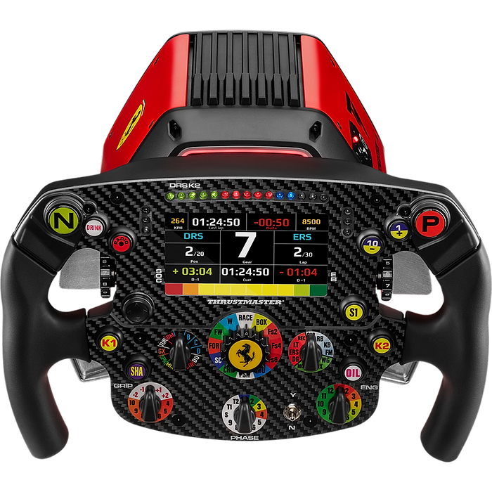 סימולטור Thrustmaster T818 Ferrari SF1000 למחשב - צבע שחור ואדום שנה אחריות עי היבואן הרשמי