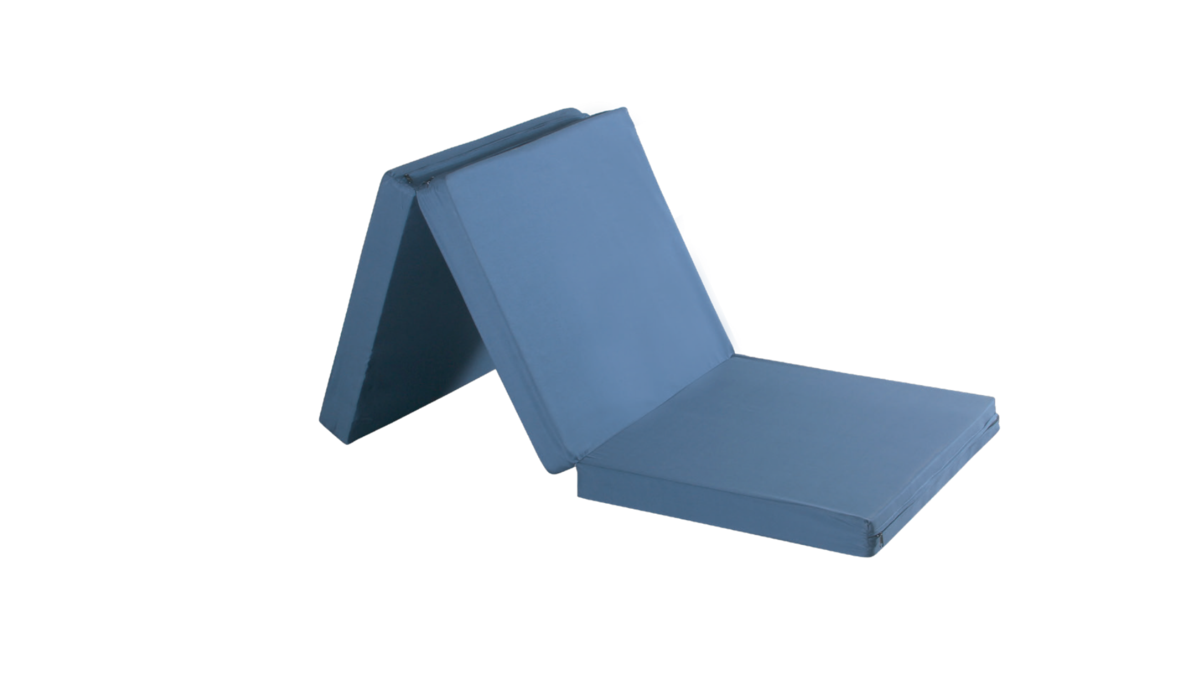 מזרון מתקפל רב שימושי רבדים 80x190 - צבע כחול 