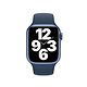 שעון חכם - Apple Watch Series 7 GPS 41mm Blue Aluminium Case  - צבע כחול שנה האחריות ע״י יבואן רשמי