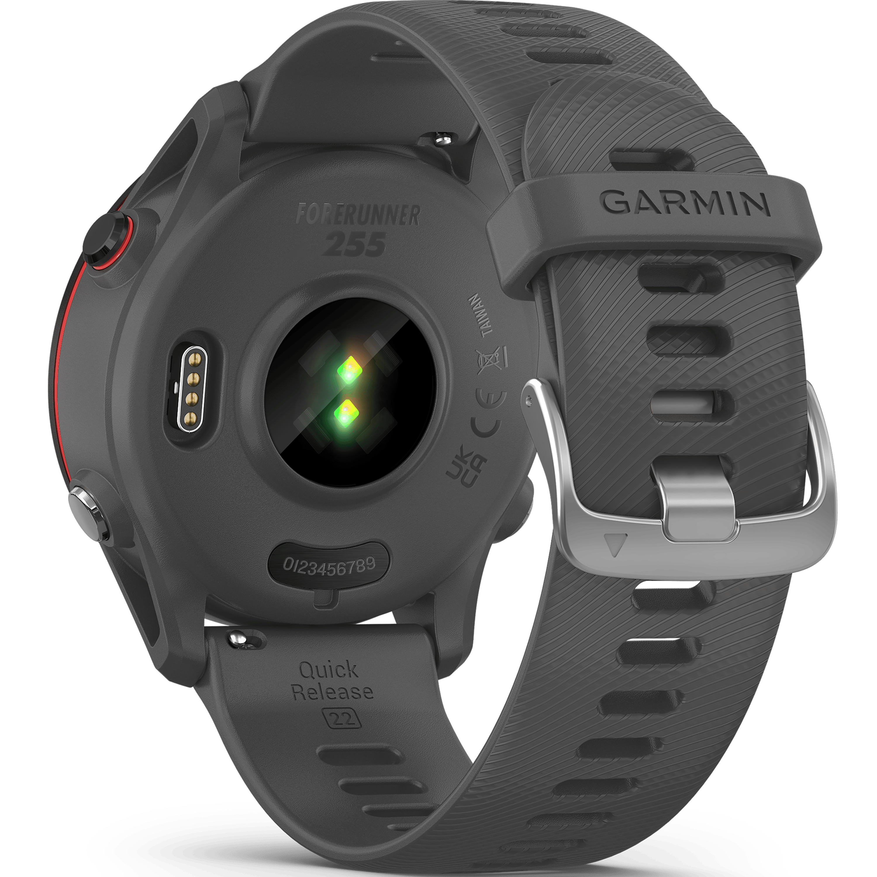 שעון ספורט חכם Garmin Forerunner 255 GPS 46mm - צבע אפור כהה שנתיים אחריות ע