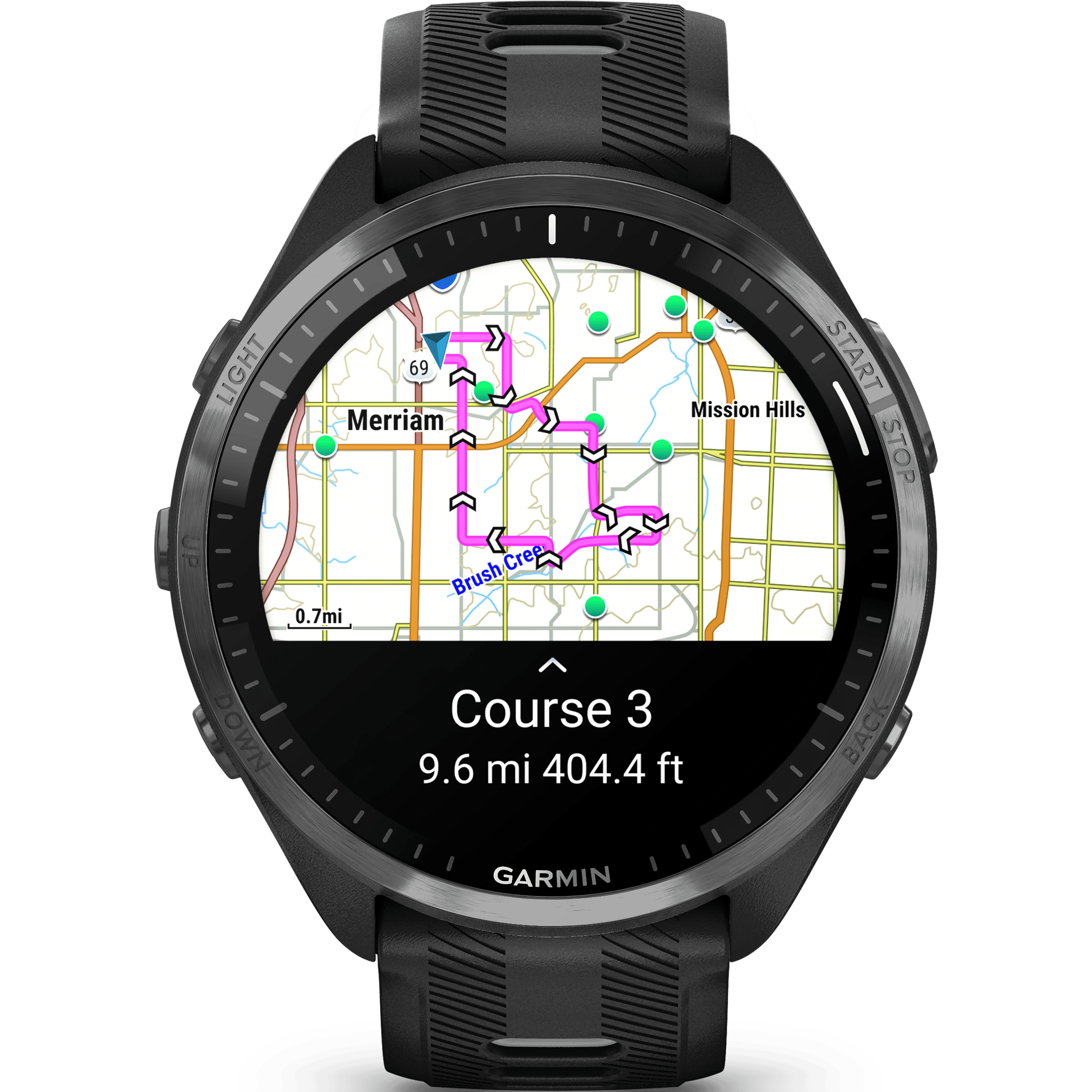 שעון ספורט חכם Garmin Forerunner 965 GPS 47.2mm - צבע שחור שנתיים אחריות ע