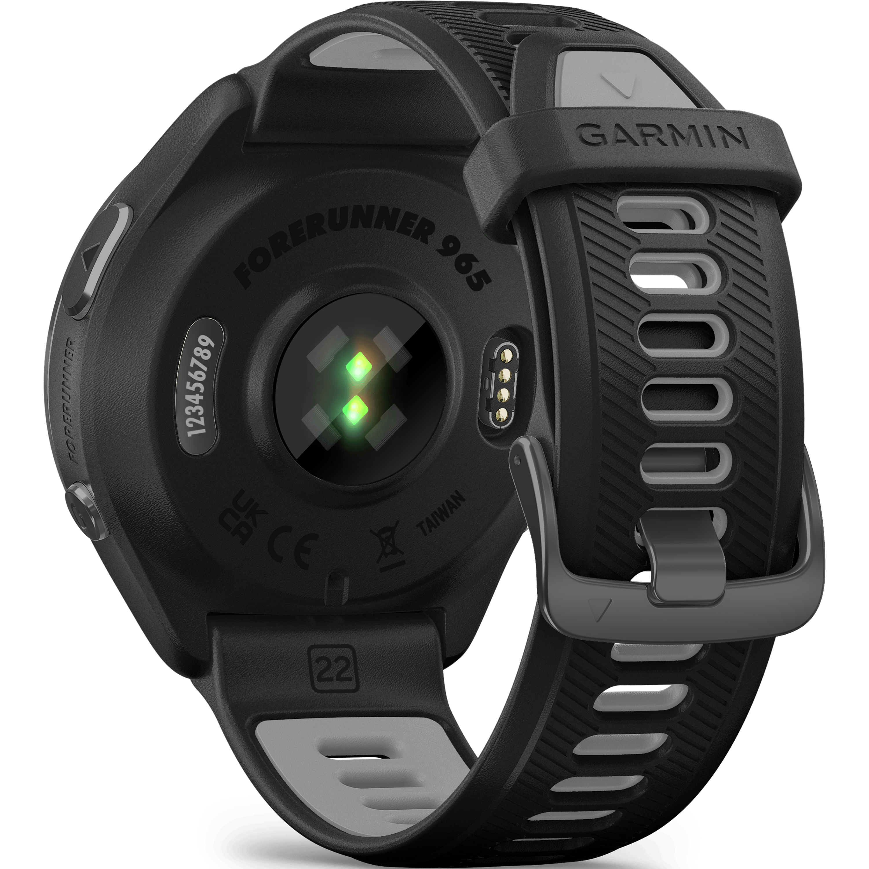 שעון ספורט חכם Garmin Forerunner 965 GPS 47.2mm - צבע שחור שנתיים אחריות ע