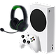 באנדל קונסולת Xbox Seires S 512GB עם אוזניות גיימינג אלחוטיות Razer Kaira - צבע לבן שנתיים אחריות ע