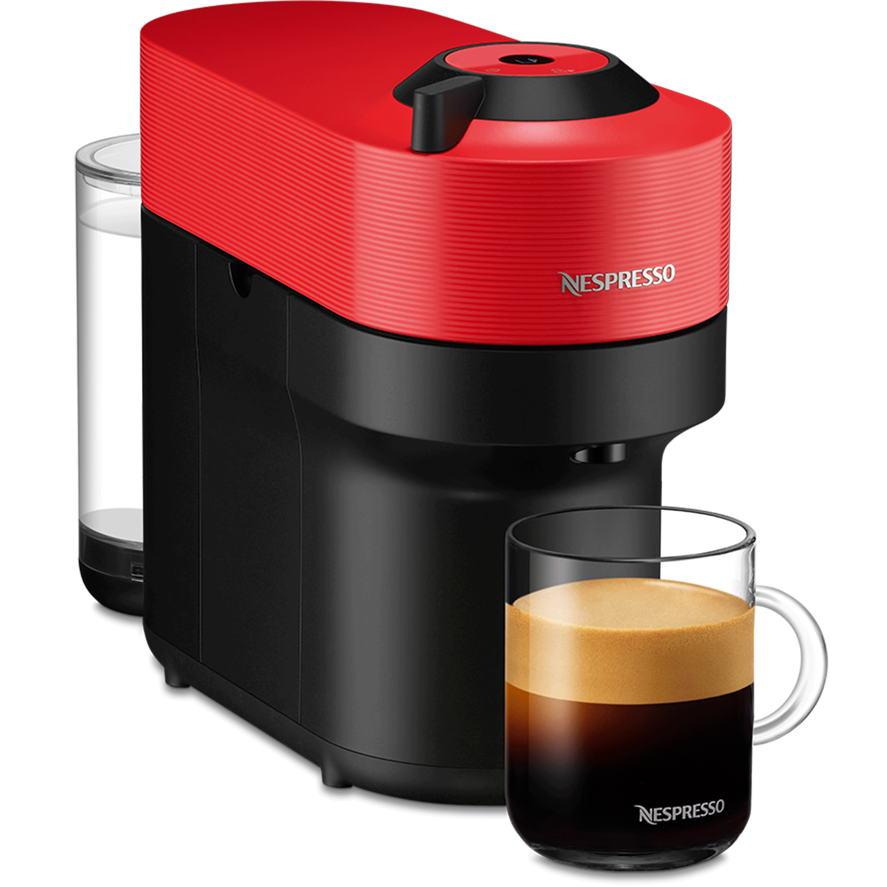 מכונת קפה Nespresso Vertuo Pop GCV2-IL-RE-NE - צבע אדום אחריות יבואן הרשמי