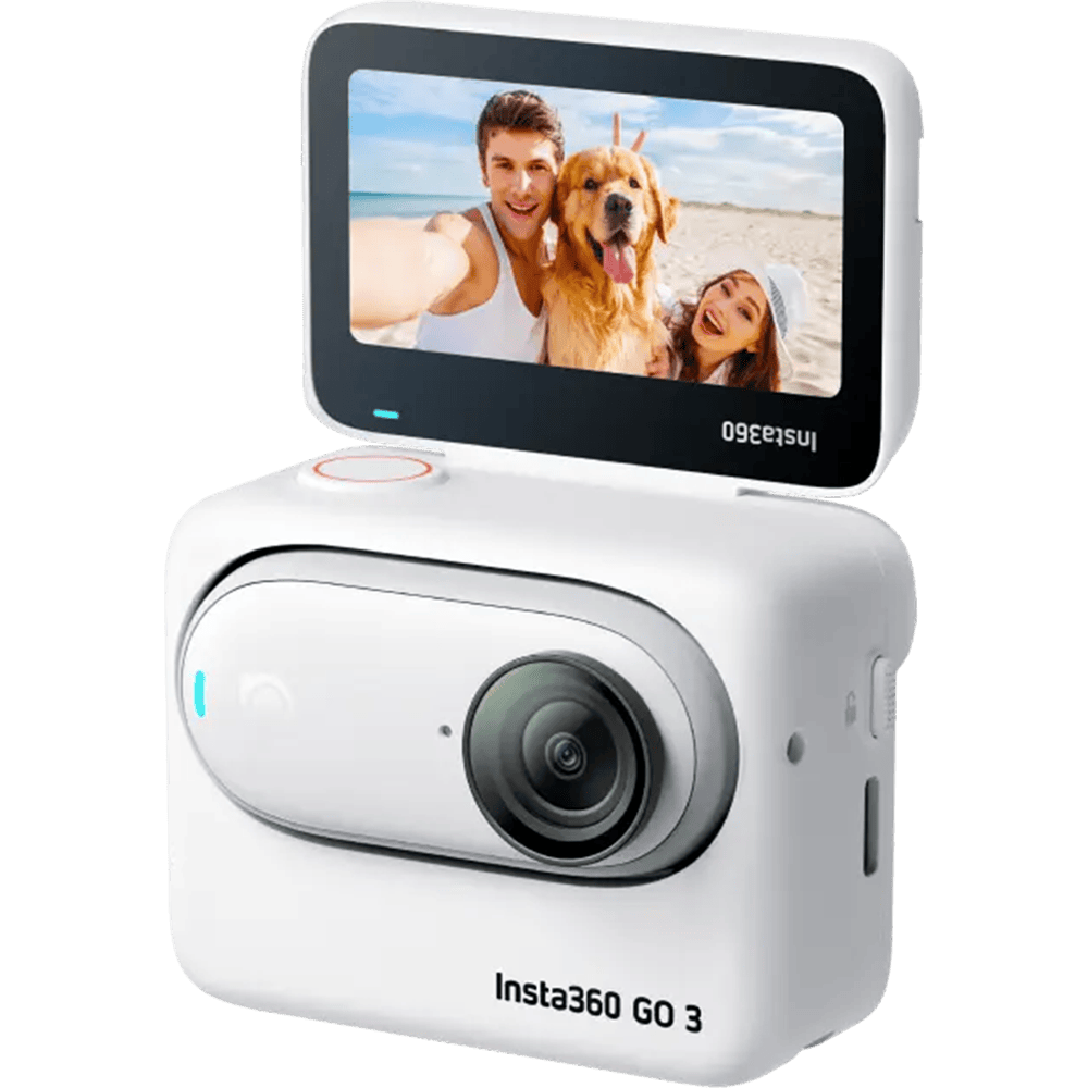 מצלמת אקסטרים Insta360 GO 3 128GB IPX8 - צבע לבן שנה אחריות ע