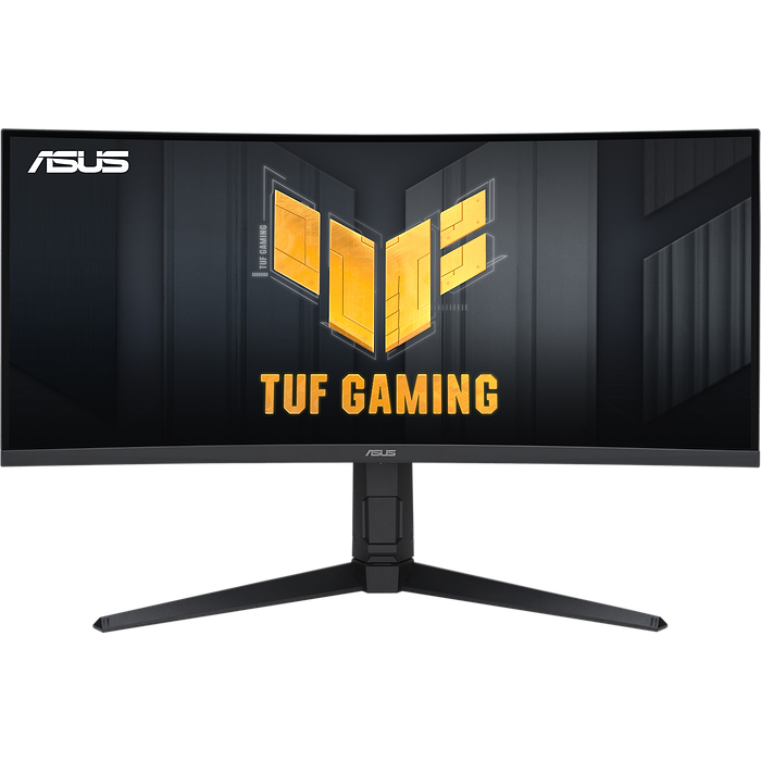 מסך מחשב גיימינג קעור 34'' Asus TUF Gaming VG34VQEL1A Freesync VA UWQHD 1ms 100Hz - צבע שחור שלוש שנות אחריות עי היבואן הרשמי