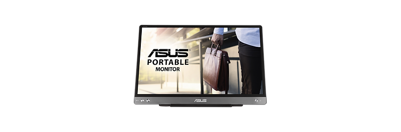 מסך נייד 14' Asus ZenScreen MB14AC FHD IPS USB Type-C - צבע אפור פחם שלוש...