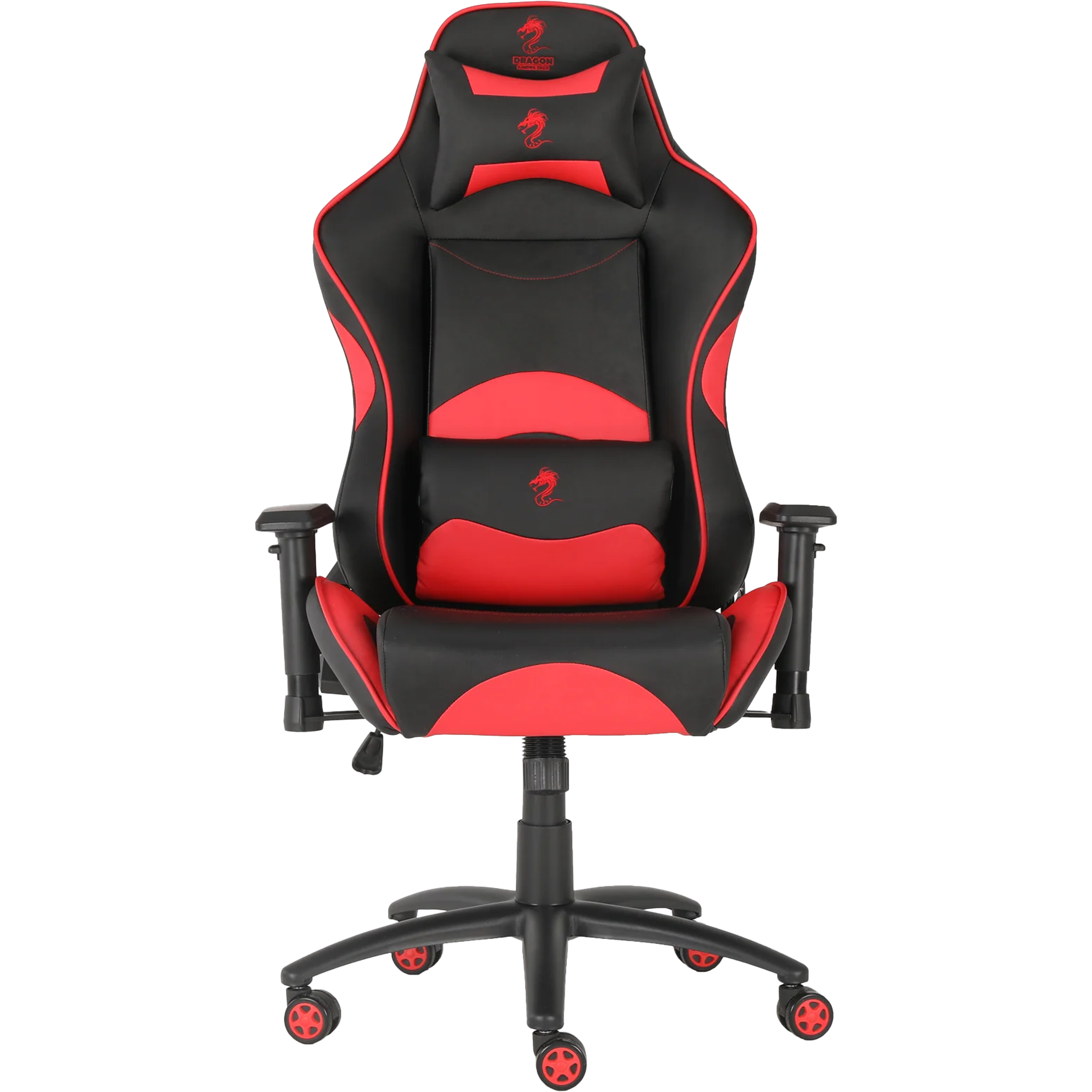כיסא גיימינג Dragon Viper - צבע שחור ואדום שנה אחריות ע