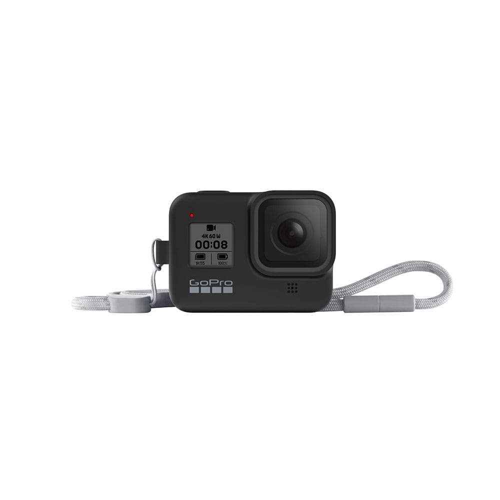  כיסוי + שרוך למצלמת GoPro Hero8 - צבע שחור שנתיים אחריות ע