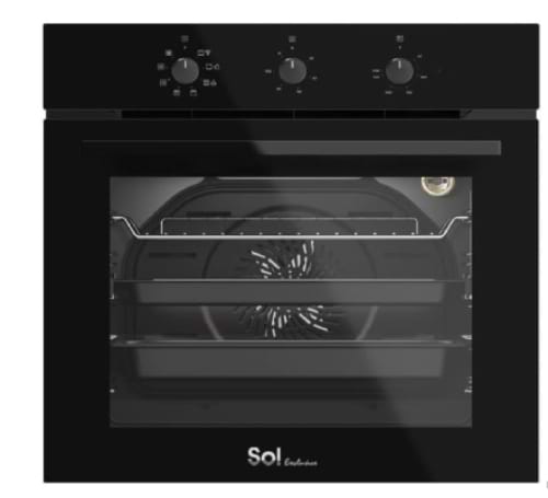 מציאות ועודפים -תנור אפייה בנוי שחור דגם SOL HO-9505TB