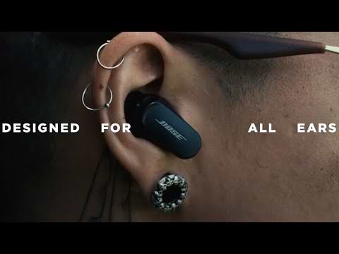אוזניות אלחוטיות Bose QuietComfort Earbuds II ANC - צבע שחור שנה אחריות ע
