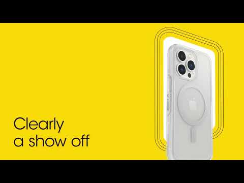 כיסוי Otterbox ל Apple iPhone 14 Pro דגם Symmetry+MagSafe - צבע שקוף שנה אחריות ע