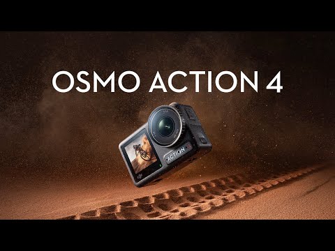 מצלמת אקסטרים DJI Osmo Action 4 Adventure Combo 4K - צבע שחור שנה אחריות ע
