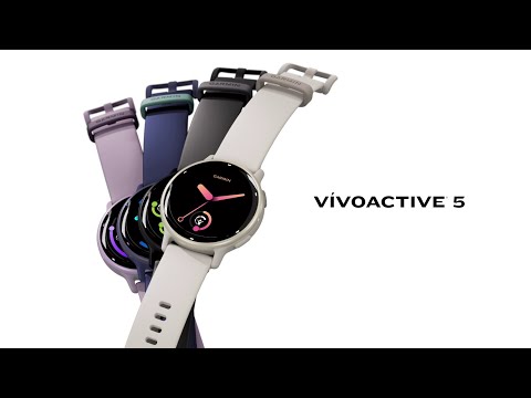 שעון ספורט חכם Garmin Vivoactive 5 GPS 42mm - צבע כחול שנתיים אחריות ע