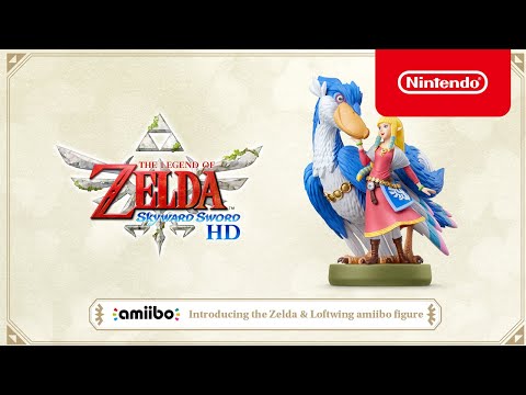 פסלון אינטרקטיבי Zelda and Loftwing Amiibo