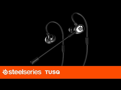 אוזניות גיימינג SteelSeries TUSQ - צבע שחור שנתיים אחריות ע