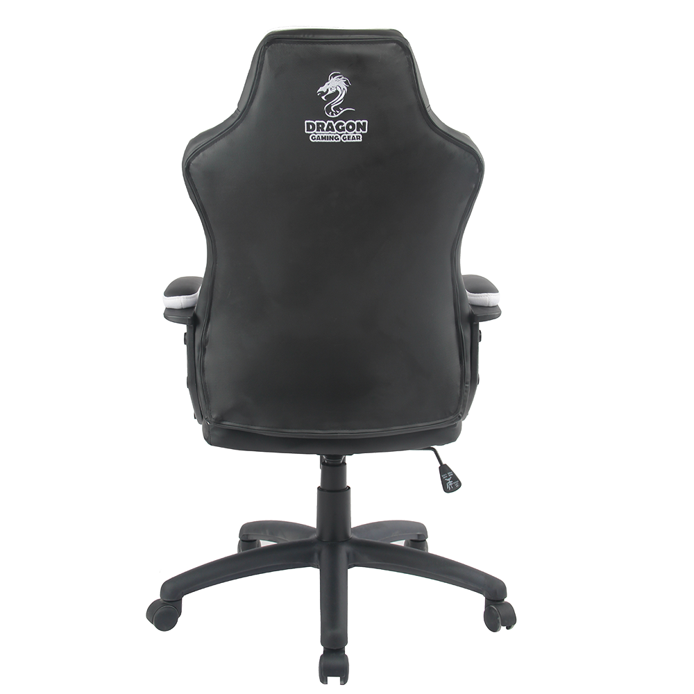 כיסא גיימינג Dragon Sniper Led - צבע שחור עם לבן שנה אחריות ע