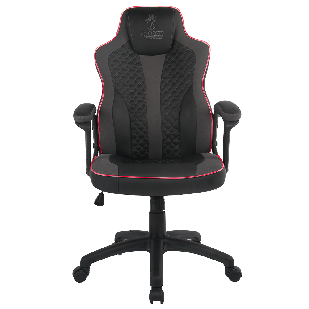 כיסא גיימינג Dragon Sniper Led - צבע שחור עם אפור שנה אחריות ע