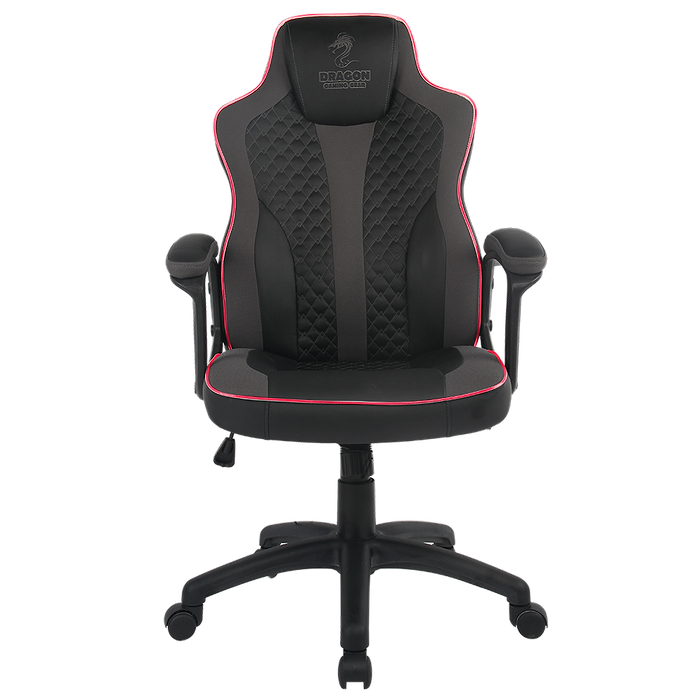כיסא גיימינג Dragon Sniper Led  - צבע שחור עם אפור 