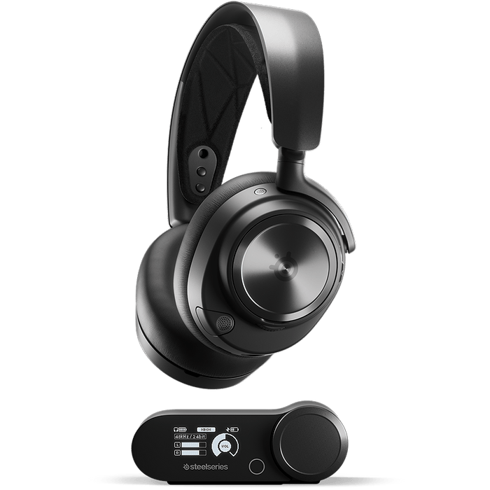 אוזניות אלחוטיות SteelSeries Arctis Nova Pro Wireless 7.1 לקונסולת Xbox - צבע שחור שנתיים אחריות עי היבואן הרשמי