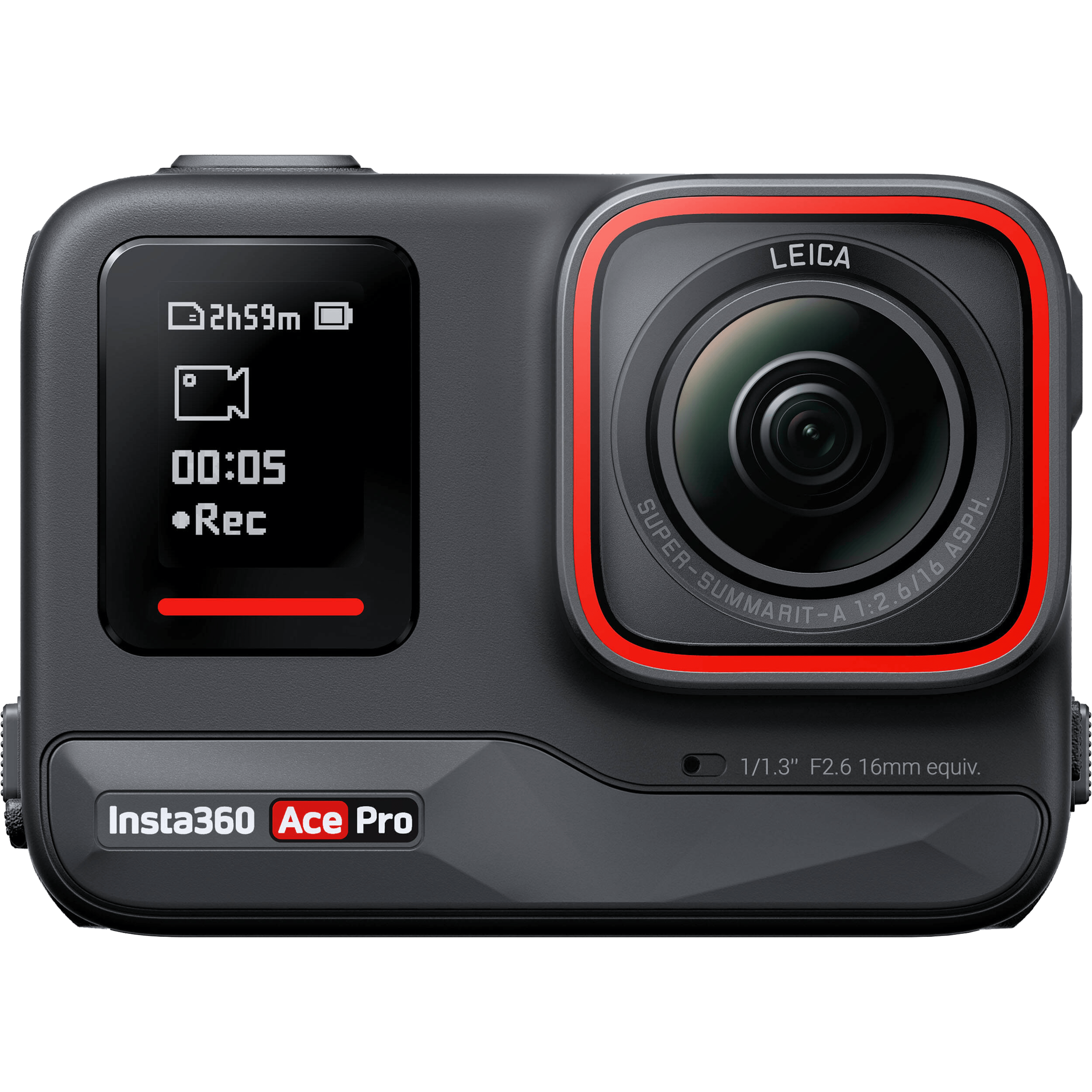מצלמת אקסטרים Insta360 Ace Pro 8K - צבע שחור שנה אחריות ע