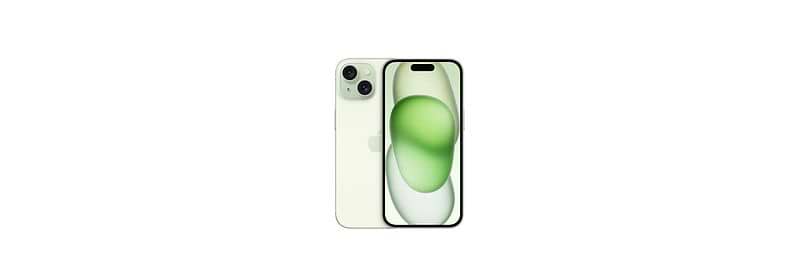 סמארטפון Apple iPhone 15 128GB - צבע ירוק שנה אחריות ע״י היבואן הרשמי