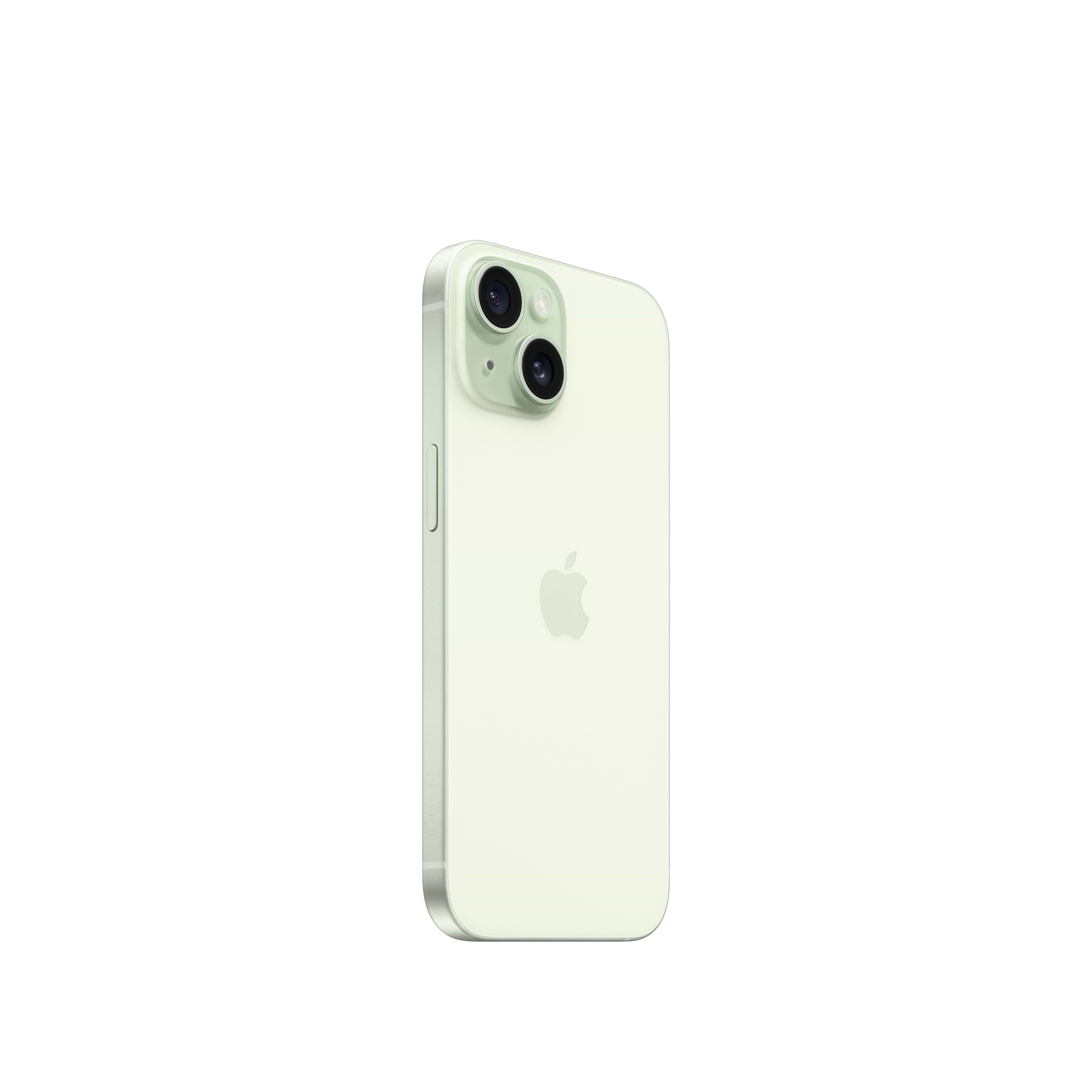 סמארטפון Apple iPhone 15 256GB - צבע ירוק שנה אחריות ע״י היבואן הרשמי 