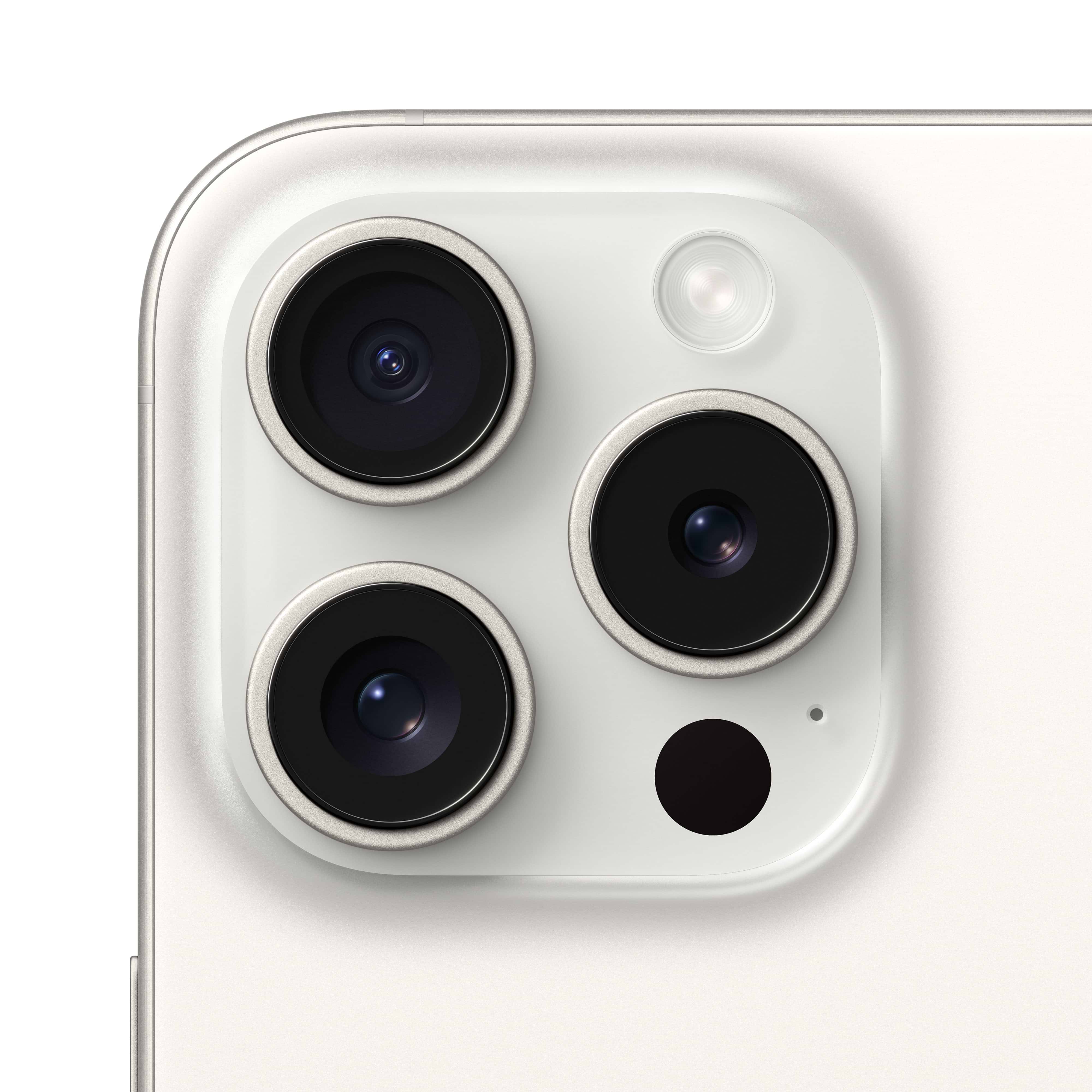 טלפון סלולרי Apple iPhone 15 Pro Max 256GB - צבע לבן טיטניום שנה אחריות ע״י היבואן הרשמי