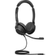 אוזניות חוטיות עם סינון רעשים פסיבי Jabra Evolve2 30MS USB-C - צבע שחור