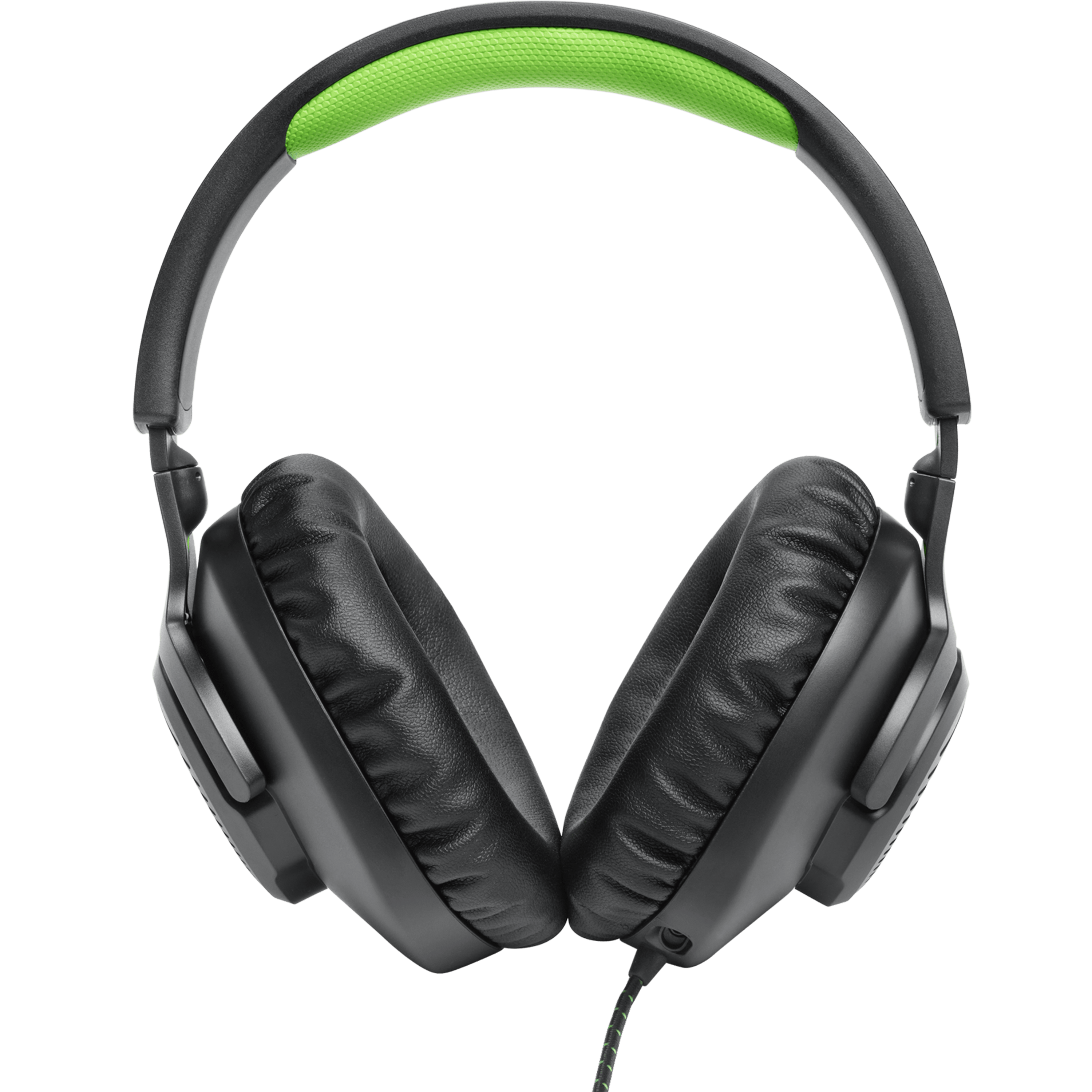 אוזניות גיימינג JBL Quantum 100x - צבע שחור ירוק שנה אחריות ע