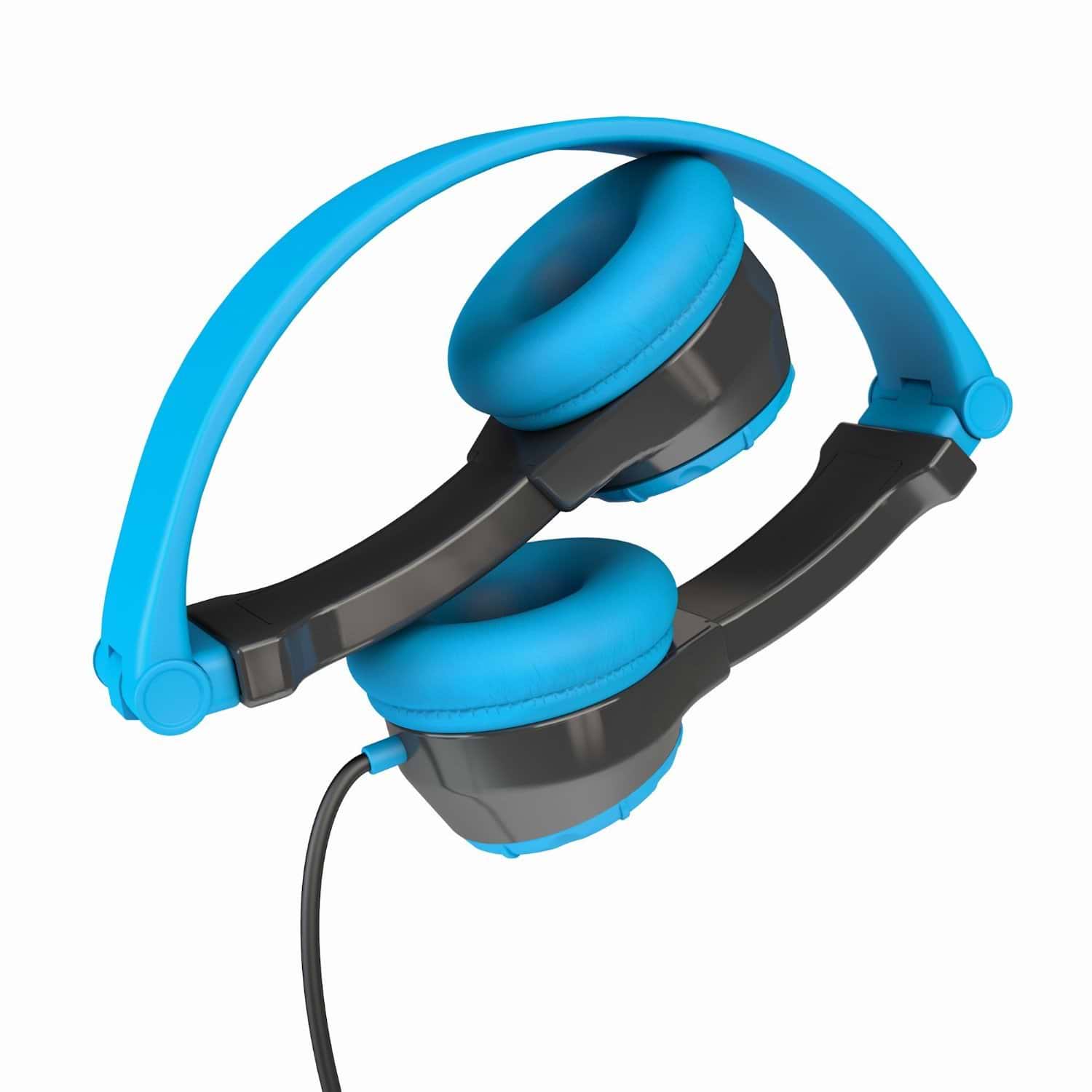 אוזניות לילדים Jlab JBuddies Kids BLU Folding - צבע כחול שנתיים אחריות ע