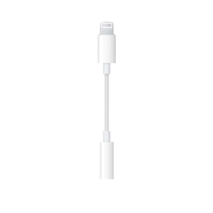 מתאם מקורי USB Type-C לחיבור 3.5 מ''מ מבית Apple - צבע לבן שנה אחריות עי היבואן הרשמי