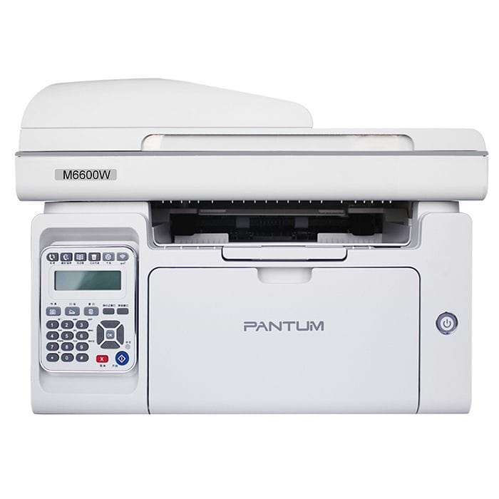 מדפסת לייזר שחור-לבן אלחוטית Pantum M6600W - צבע לבן 