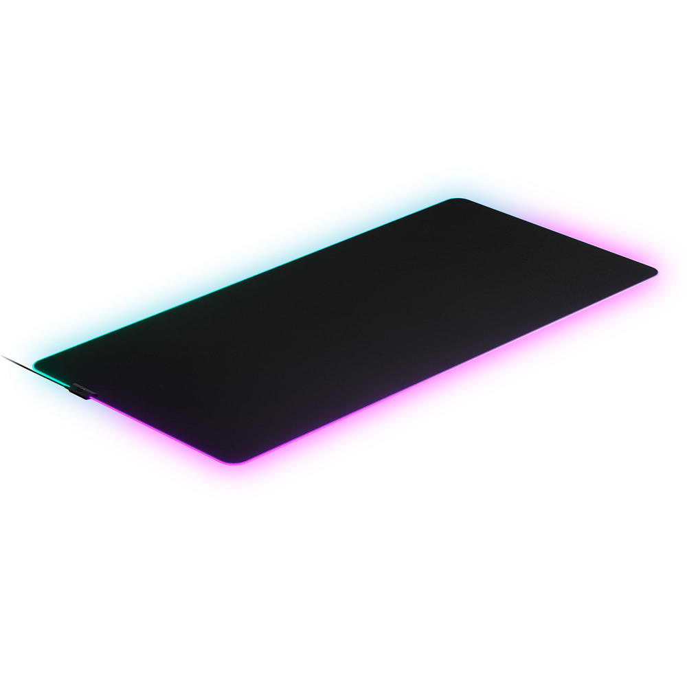 פד גיימינג מואר לעכבר SteelSeries QCK Prism Cloth RGB 3XL - שנתיים אחריות ע